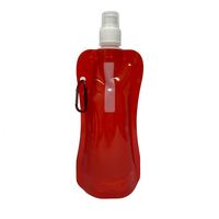 Flasque souple TPU sans BPA de logo personnalisé pour Trail Race Running 500ML Porte-bouteille d'eau pliable étanche Sac à eau pliable