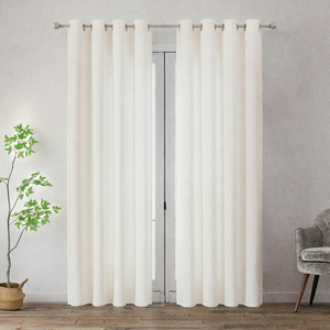 Cortinas Opacas de Poliéster con Ojales, Aislantes Térmicas, Reductoras de Ruido para Dormitorio y Sala de Estar - Product Image 3