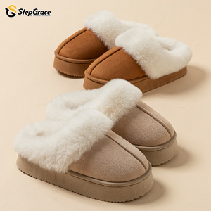 <span class=keywords><strong>Pantofole</strong></span> Invernali StepGrace <span class=keywords><strong>di</strong></span> Alta <span class=keywords><strong>Qualità</strong></span>, Calde e Antiscivolo, con Suola Spessa in PVC, Impermeabili e Resistenti all'Usura - Product Image 5