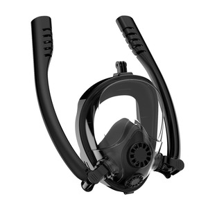 Máscara Facial Completa de 4.0mm con Cristal Templado Antivaho para Snorkel, Deportes Acuáticos para Adultos, Silicona, Una Ventana - Product Image 2