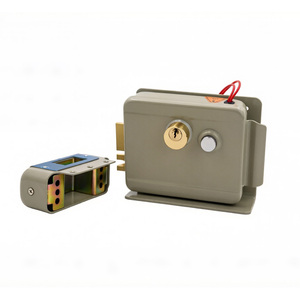 <span class=keywords><strong>Serrure</strong></span> de porte électrique de sécurité étanche avec cylindre en laiton pour contrôle d'accès, idéale pour portes intérieures en bois et portails extérieurs d'appartements - Product Image 5