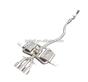 Para <span class=keywords><strong>Honda</strong></span> Civic Type-<span class=keywords><strong>R</strong></span> Fl5 2,0 T Ss304 Válvula de silenciador Catback Centro Sistema de escape de <span class=keywords><strong>triple</strong></span> salida - Product Image 3