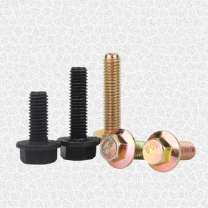 Bai Rui Hexagonal Flange Bolts Stainless Steel Class 10.9 12.9 Zinc Finish High Strength Internal Hex Screws - Product Image 2