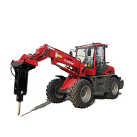 Carico nominale 2.5ton agricoltura Mini caricatore TL2500 macchine agricole telescopico ruota Loader