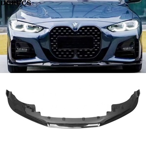 Pour BMW Série 4 G22 G23 2020-2024 : Kit d'accessoires de pare-chocs avant sport en fibre de carbone style Kabul avec installation facile - Product Image 1