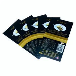 Eco Friendly Factory Price Customized Gold Foil Stamping Flyer Printing Leaflet Printing&Booklet