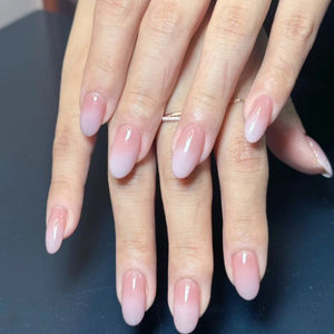 10 pièces cercueil Art <span class=keywords><strong>faux</strong></span> <span class=keywords><strong>ongles</strong></span> ensemble Style français <span class=keywords><strong>ongles</strong></span> artificiels avec support adhésif Kits <span class=keywords><strong>à</strong></span> presser correspondant - Product Image 2