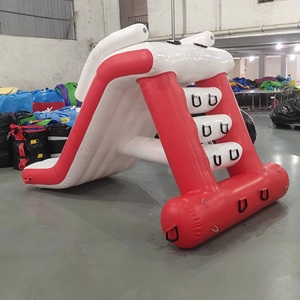 Perosotan air musim panas mainan mengambang taman air tiup komersial permainan olahraga dewasa - Product Image 3