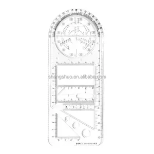 Pour l'école multifonctionnel école primaire activité dessin géométrique règle Triangle règle boussole rapporteur ensemble outil de mesure