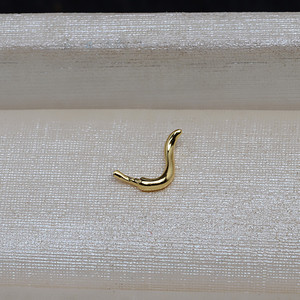 อุปกรณ์ตกแต่งหางปีศาจเล็กๆ ทำมือจากเงินแท้ S925 สไตล์บาโรกอเนกประสงค์ สำหรับงาน DIY ลูกปัดเอเลี่ยน ด้ามจับแบบกลวง สำหรับทำเครื่องประดับ - Product Image 1