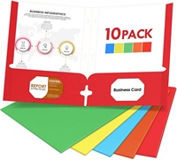 Carpeta de Presentación de Documentos Comerciales Personalizable en Color, Tamaño A4, Impermeable, Papel Suave al Tacto, Opción de Logotipo Personalizado para Oficina/Hogar