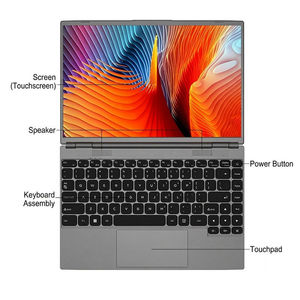 Monitor Portátil OEM Personalizado de 14 Pulgadas, Estilo <span class=keywords><strong>Laptop</strong></span>, con Batería de 5000mAh, Teclado, Touchpad y Hub para Smartphone y PC - Product Image 2