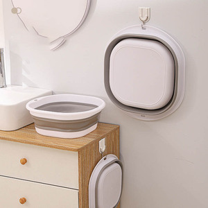 DS5234 Foldable Small Medium Size Wash <strong>Basin</strong> Portable Plastic <strong>Basins</strong> For Laundry Travel Camping <strong>Collapsible</strong> Wash <strong>Basin</strong> - Product Image 2