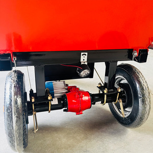 Camion benne électrique 3 roues premium 500 kg - Basculeur de marchandises motorisé rechargeable à poussée manuelle pour travaux de construction lourds - Product Image 3