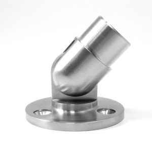 C110212 Placa de acero inoxidable satinado AISI 304 con junta Ø 33,7X2,0 in para barandillas y pasamanos - Product Image 3