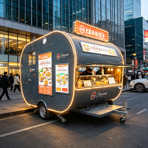 Custom Taco Truck Stainless Steel Lemonade Catering Trailer Mobile Waffle Food <b>Cart</b> - Product Image 5