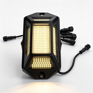 ไฟร็อคไลท์ Kingshowstar 396 LED สีขาว ชุดไฟใต้ท้องรถอะลูมิเนียมคุณภาพสูง สำหรับตกแต่งรถยนต์ แสงไฟสร้างบรรยากาศ เหมาะสำหรับรถออฟโรด รถบรรทุก รถ UTV รถ ATV รถ SUV - Product Image 4