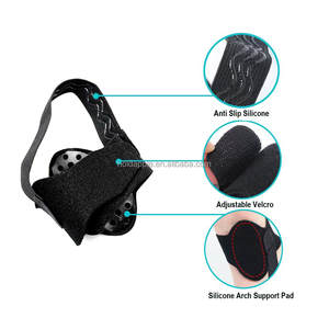 Semelles orthopédiques pour fasciite plantaire en gel Bande de soutien de la voûte plantaire Inserts pour chaussures Coussin pour talon et pied Chaussette anti-douleur avec manchon en gel pour la voûte plantaire - Product Image 3