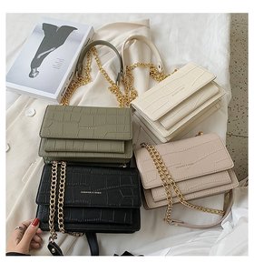 Women's PU Leather Chain Bag Custom Logo Messenger <b>Purse</b> Lightweight 0.6kg All Seasons Fashion Ladies Wholesale Tanjing - Product Image 2