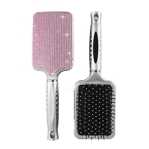 Piastra per capelli in ferro piatto Bling Bling Bling Diamante titanio 2 anni di cristallo elettrico superficie LCD per uso alberghiero sostituzione di ritorno - Product Image 5