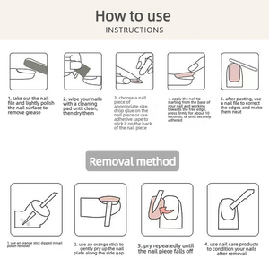 <span class=keywords><strong>Ongles</strong></span> à presser effet œil de chat en ABS, 24 pièces, style papillon féerique, <span class=keywords><strong>faux</strong></span> <span class=keywords><strong>ongles</strong></span> détachables, vente en gros, logo personnalisé - Product Image 6