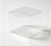Boîte transparente en PET résistante aux rayures, aspect haut de gamme, idéale pour l'emballage de cosmétiques et de bijoux.