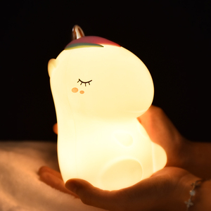 <span class=keywords><strong>Luce</strong></span> notturna per bambini in silicone, piccolo unicorno, mini <span class=keywords><strong>luce</strong></span> d'atmosfera ricaricabile, <span class=keywords><strong>luce</strong></span> notturna a LED RGB a forma di animale per cameretta, <span class=keywords><strong>luce</strong></span> notturna carina per neonati con sensore touch. - Product Image 4