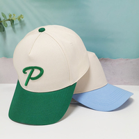 Gorra de Béisbol Personalizable de 5 Paneles Estilo Vintage, Deportiva, con Visera Curva, Bordado, Letra Personalizada, Logotipo Personalizado