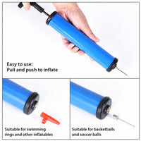 Pompa Tangan Manual PVC Portabel untuk Bola Olahraga, Berbagai Warna, Dilengkapi Gagang T, Cocok untuk Mengisi Semua Jenis Bola Olahraga