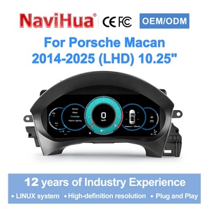 New <b>Car</b> <b>for</b> Porsche Macan LHD 2014 2025 <b>Digital</b> Cluster Kilometer <b>Speedometer</b> Virtual Cockpit Ghost Screen LCD Dashboard Carplay - Product Image 1