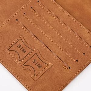 Porta Pasaportes YY375 de Cuero PU con Bloqueo de Señales RFID para Tarjetas de Crédito / Pasaportes con Cierre - Product Image 4
