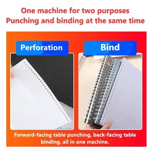 Hot bán đa chức năng Giấy điện Máy Đục Lỗ với chuyển đổi chân điện lỗ puncher - Product Image 4