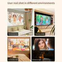 Projecteur intelligent I750 3200 lumens 1080P, prise en charge 4K, HDR 120Hz, Android, idéal pour le home cinéma et la salle de jeux
