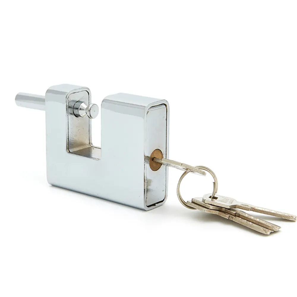 Multi specification container use rust-proof heavy duty iron cover iron padlock with brass cylinder rectangular padlock