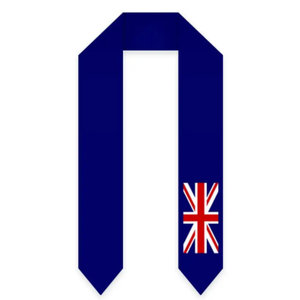 Écharpe de remise de diplôme personnalisée avec drapeau national, 48 équipes de football nationales, écharpe de remise de diplôme pour étudiants internationaux - Product Image 6