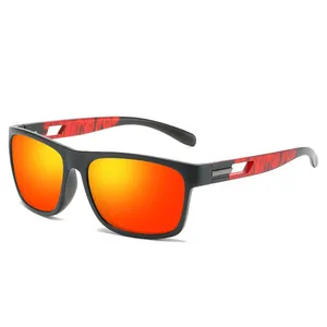 2022 New Style TAC Designer Quadratische Rahmen Kunststoff UV400 Sonnenbrille Polarisiert Benutzer definiertes Logo Sport Radfahren Frauen Männer Sonnenbrille