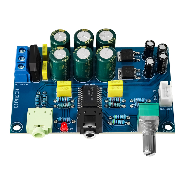 TPA6120A2 Hi-Fi High-End Headphone Amplifier Zero-Noise Kit Finished Board Customizable 3-Month Warranty