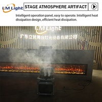LM DMX/control remoto de alta calidad 600W máquina de doble hazer para fiesta concierto DJ disco etapa niebla máquina niebla efecto humo
