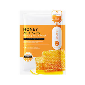 Mascarilla antienvejecimiento con ácido hialurónico natural, mascarilla de hierbas de aloe para blanquear la miel, Rosa activadora de perlas, caracol nutritivo - Product Image 5