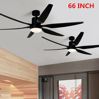 Ventilador de Techo Moderno de Lujo Europeo de 66 Pulgadas con 6 Aspas Duraderas, Control Remoto HC6918, LED, Bajo Nivel de Ruido, 6 Velocidades, Color Madera, Regulable