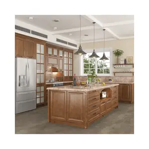 经典奢华风格家居橱柜提供免费设计定制橱柜厨房家具