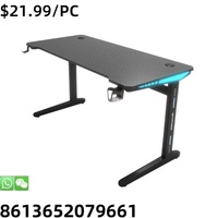 Table de jeu en métal de bureau de jeu de joueur de PC de jeu en gros