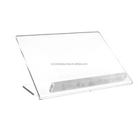 Support d'ordinateur transparent en acrylique personnalisé pour ordinateur portable Support simple pour iPad à vent