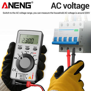 Multímetro Digital <span class=keywords><strong>Mini</strong></span> ANENG AN101, Testador de Multímetro, Medidor de Tensão DC/AC, Corrente, <span class=keywords><strong>LCR</strong></span>, Testadores Profissionais com Cabo de Teste - Product Image 3