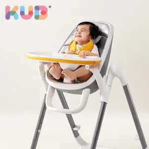 KUB kursi tinggi bayi, tempat duduk bayi portabel dapat dilipat bentuk telur nyaman Modern dapat diatur