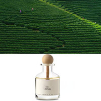 Désodorisant en spray parfumé au thé blanc Oolong pour la maison et la voiture, parfum de thé naturel longue durée, flacon en verre