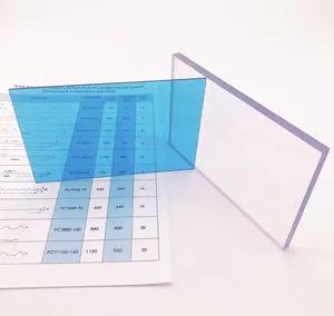 Chinese Supplier Transparent Colored Pc Polycarbonate Solid Sheet