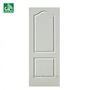 Moldeada hdf/ mdf pintura blanca puerta piel blanca primer Doorskin
