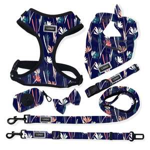 Customized Reflective <b>Small</b> <b>Dog</b> <b>Harness</b> No-Pull Padded Vest Leah Printed Sublimation Pet Accessories Made Nylon Polyester - Product Image 2
