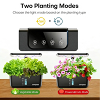 Cultivador Inteligente de Plantas, Jardinera Hidropónica, Máquina de Cultivo de Espectro Completo, Jardinera Hidropónica Inteligente para Vegetales